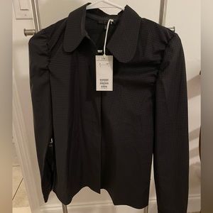 COS button shirt blouse NWT